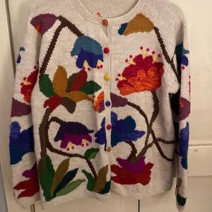 Anthropologie Style Vintage Handknit cardigan